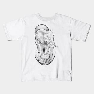 Elephant Family Kids T-Shirt